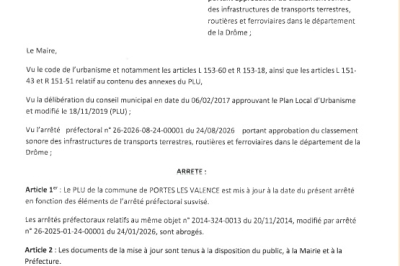 Mise à jour PLU
