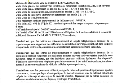 2025/434 - Tranquillité publique