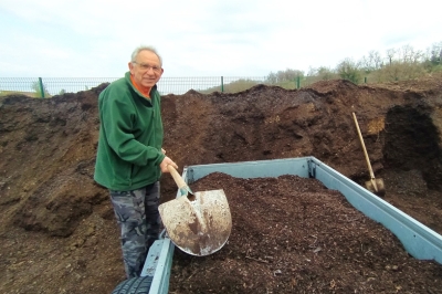 Distribution de compost