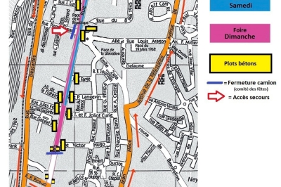 Fêtes de mai : plan foire