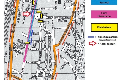Fêtes de mai : parcours corso
